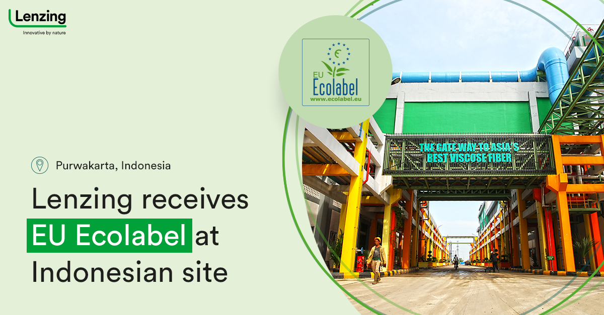 Lenzing receives EU fiber production environmentally friendly Ecolabel plant for Indonesian at production